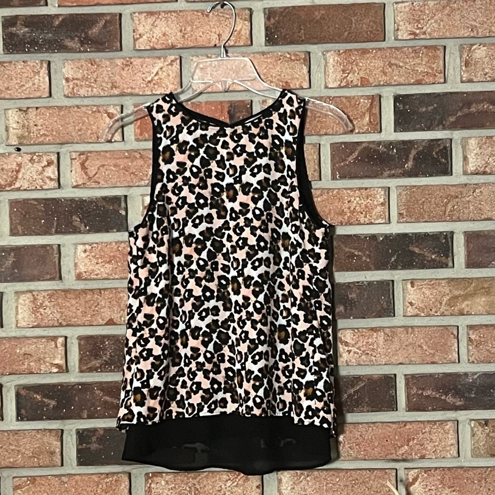 H&M Animal Print Sleeveless Top